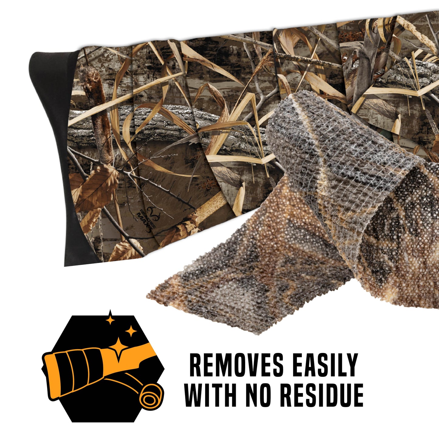 Vanish Protective Camo Wrap - 15 Foot Reusable Roll - Max-7 Camo