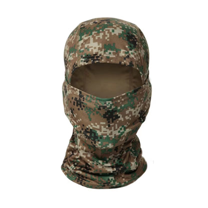 Camouflage Full Face Balaclava for Outdoor Sports - Cycling, Hunting, Hiking, Skiing, and Motorcycle Use