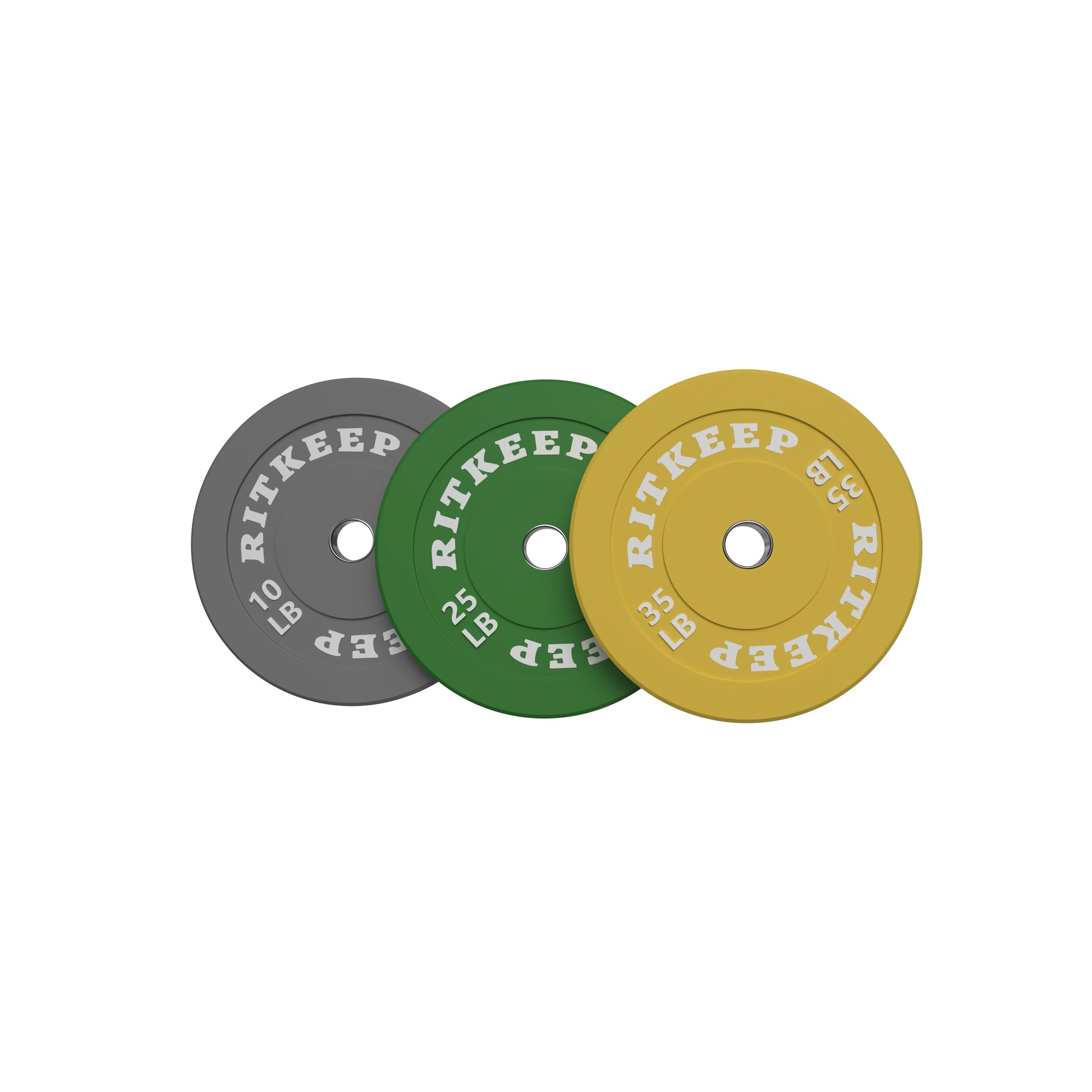 2" Olympic Low Bounce Color Rubber Bumper Weight Plates