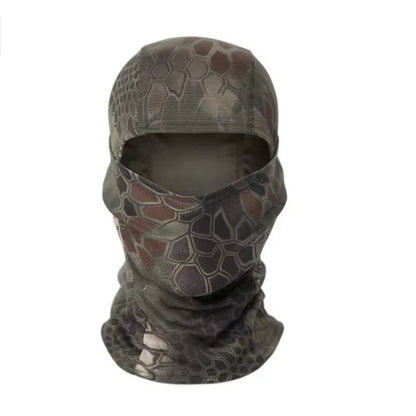 Camouflage Full Face Balaclava for Outdoor Sports - Cycling, Hunting, Hiking, Skiing, and Motorcycle Use
