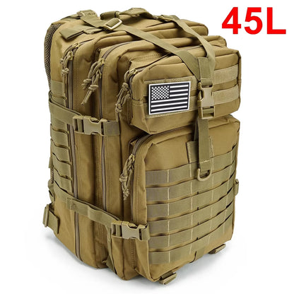 30/50L Tactical Backpacks Man Traveling Bags Survival Outdoor 3P Assault Pack EDC Molle Pack Hiking Trekking Hunting Bag