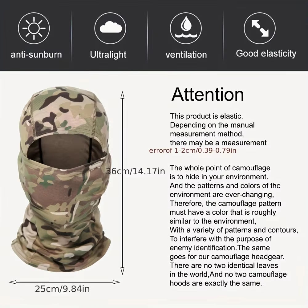 Tactical Windproof Balaclava for Cycling, Outdoor Activities, and Winter Sports