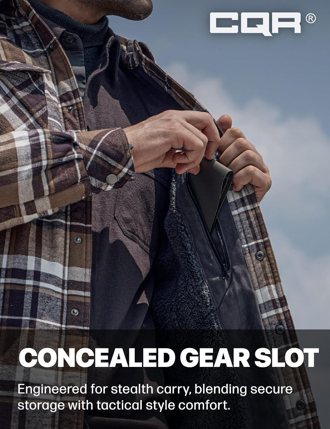 Men'S Sherpa Lined Cotton Flannel Shirt Jacket, Long Sleeve Warm Winter Outdoor Plaid Button up Jacket Coat with Pockets