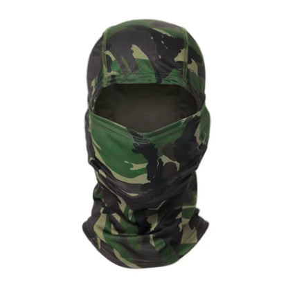 Camouflage Full Face Balaclava for Outdoor Sports - Cycling, Hunting, Hiking, Skiing, and Motorcycle Use