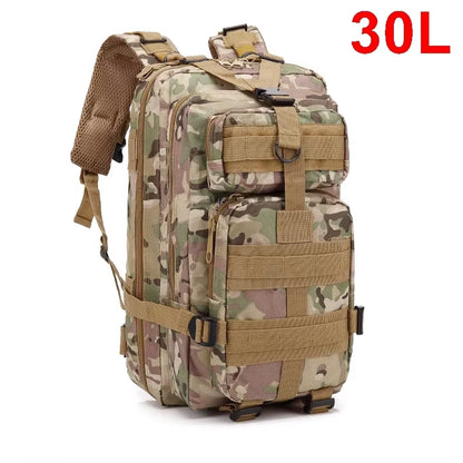 30/50L Tactical Backpacks Man Traveling Bags Survival Outdoor 3P Assault Pack EDC Molle Pack Hiking Trekking Hunting Bag