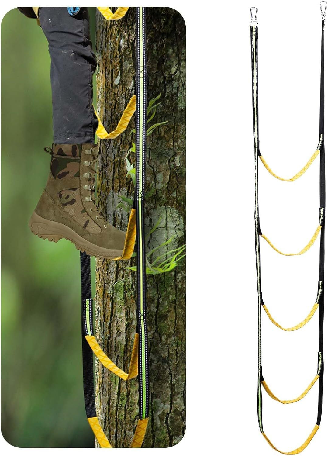 5-Step Hunting Climbing Aider, Lightweight Hunting Climbing Stick Aider Portable