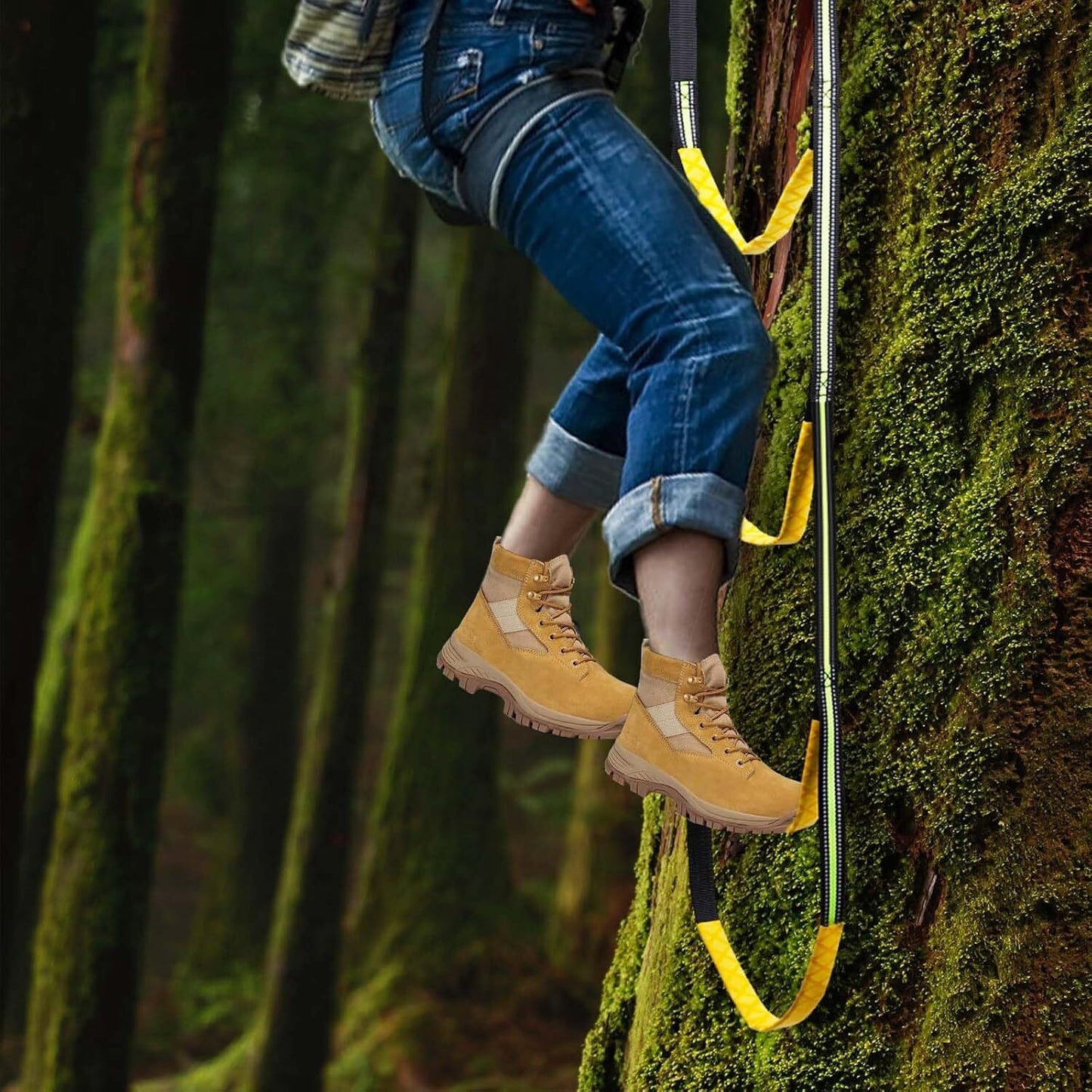 5-Step Hunting Climbing Aider, Lightweight Hunting Climbing Stick Aider Portable