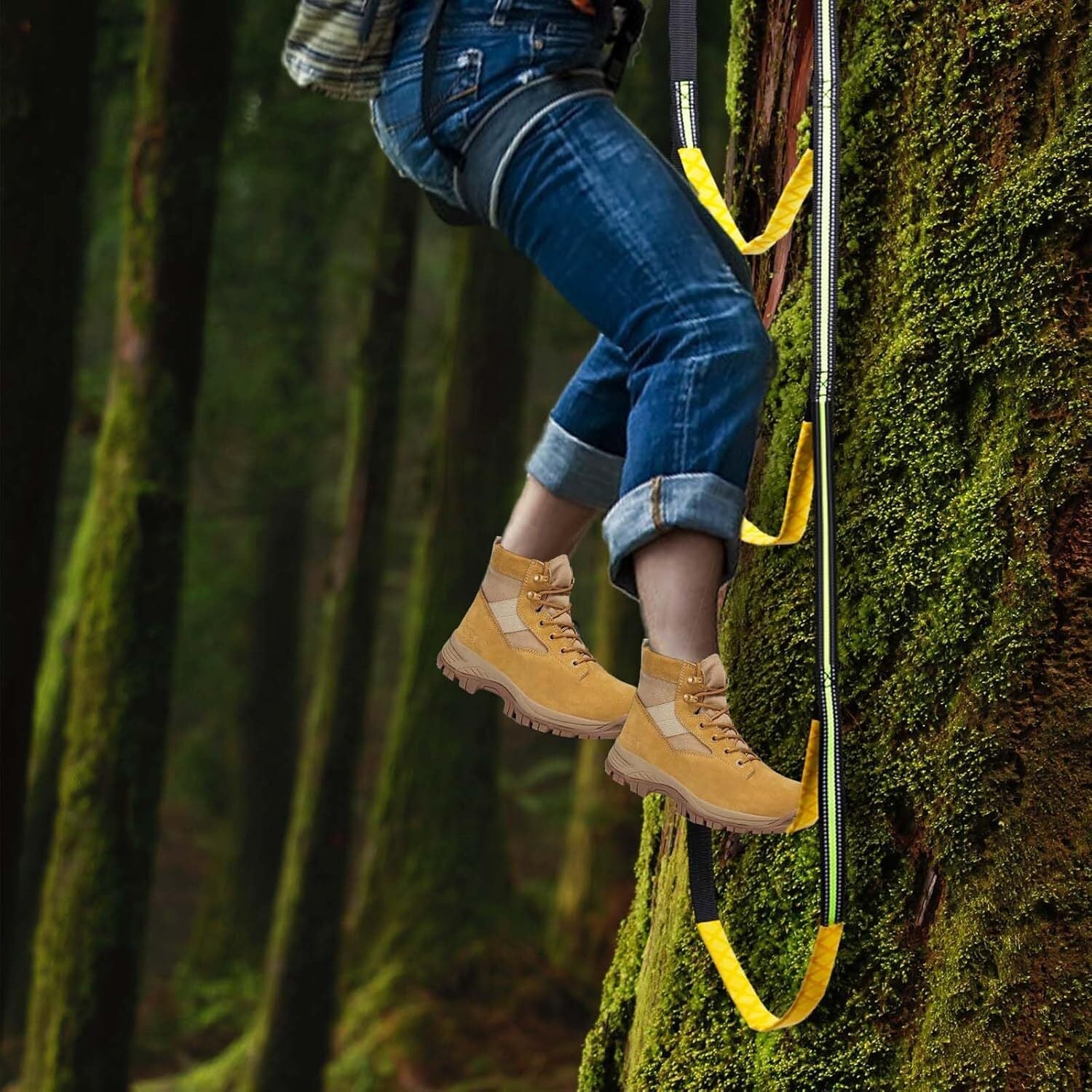 5-Step Hunting Climbing Aider, Lightweight Hunting Climbing Stick Aider Portable