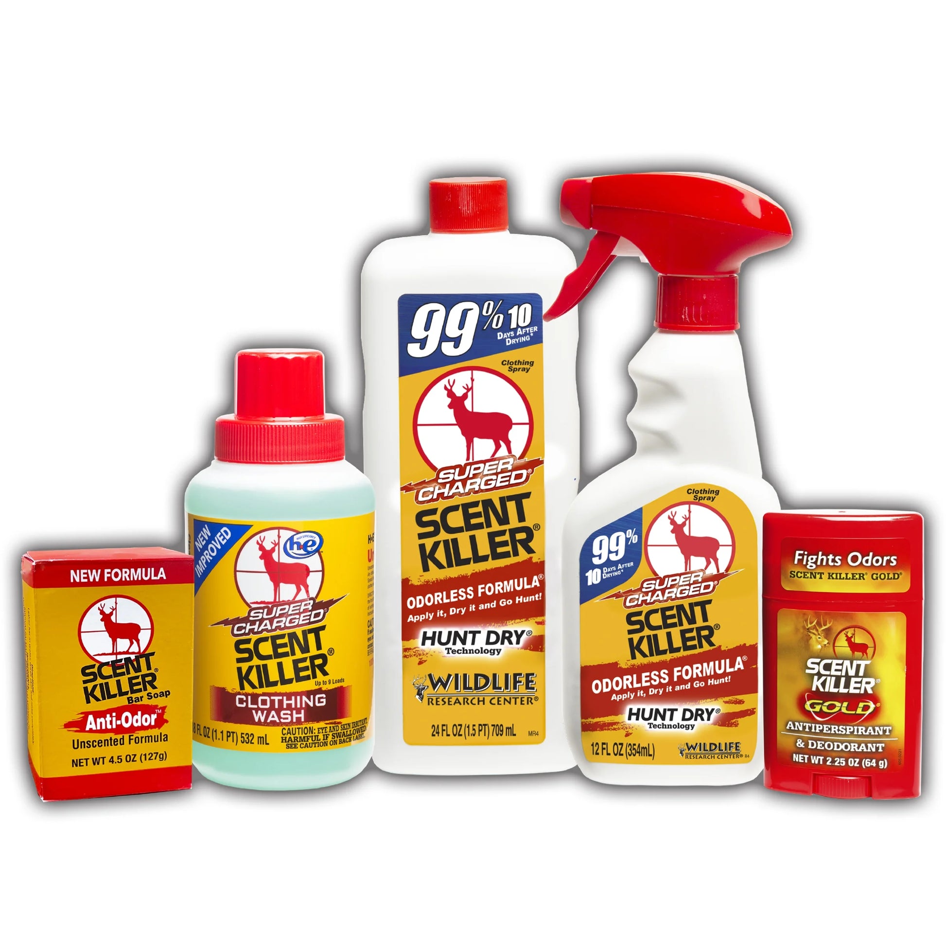 Wildlife Research Super, Charged Scent Killer Hunting Scent Elimination - Ultimate Value Pack