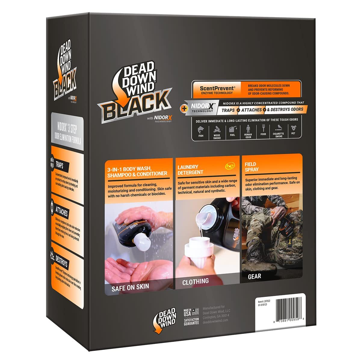 Dead down Wind Black Ultimate Hunting Accessories Kit 3 Piece Scent Control