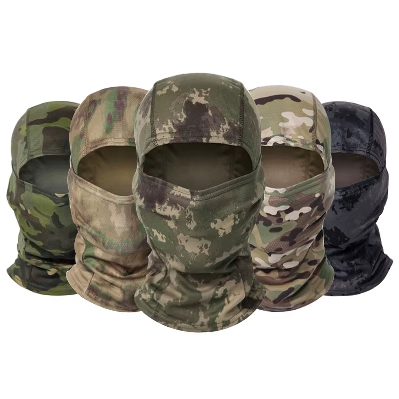 Camouflage Full Face Balaclava for Outdoor Sports - Cycling, Hunting, Hiking, Skiing, and Motorcycle Use