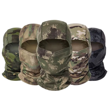 Camouflage Full Face Balaclava for Outdoor Sports - Cycling, Hunting, Hiking, Skiing, and Motorcycle Use
