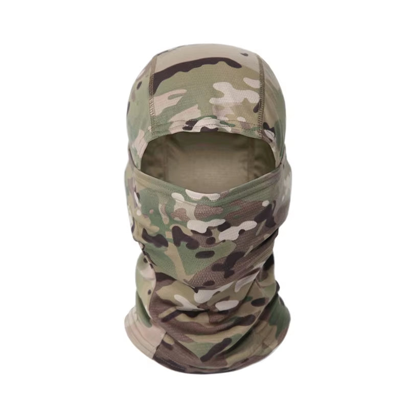 Camouflage Full Face Balaclava for Outdoor Sports - Cycling, Hunting, Hiking, Skiing, and Motorcycle Use