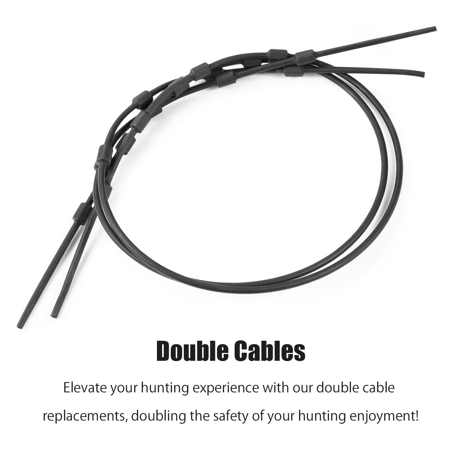 Replacement Cables for Climbing Treestands | Durable Steel 65" | 2-Pack