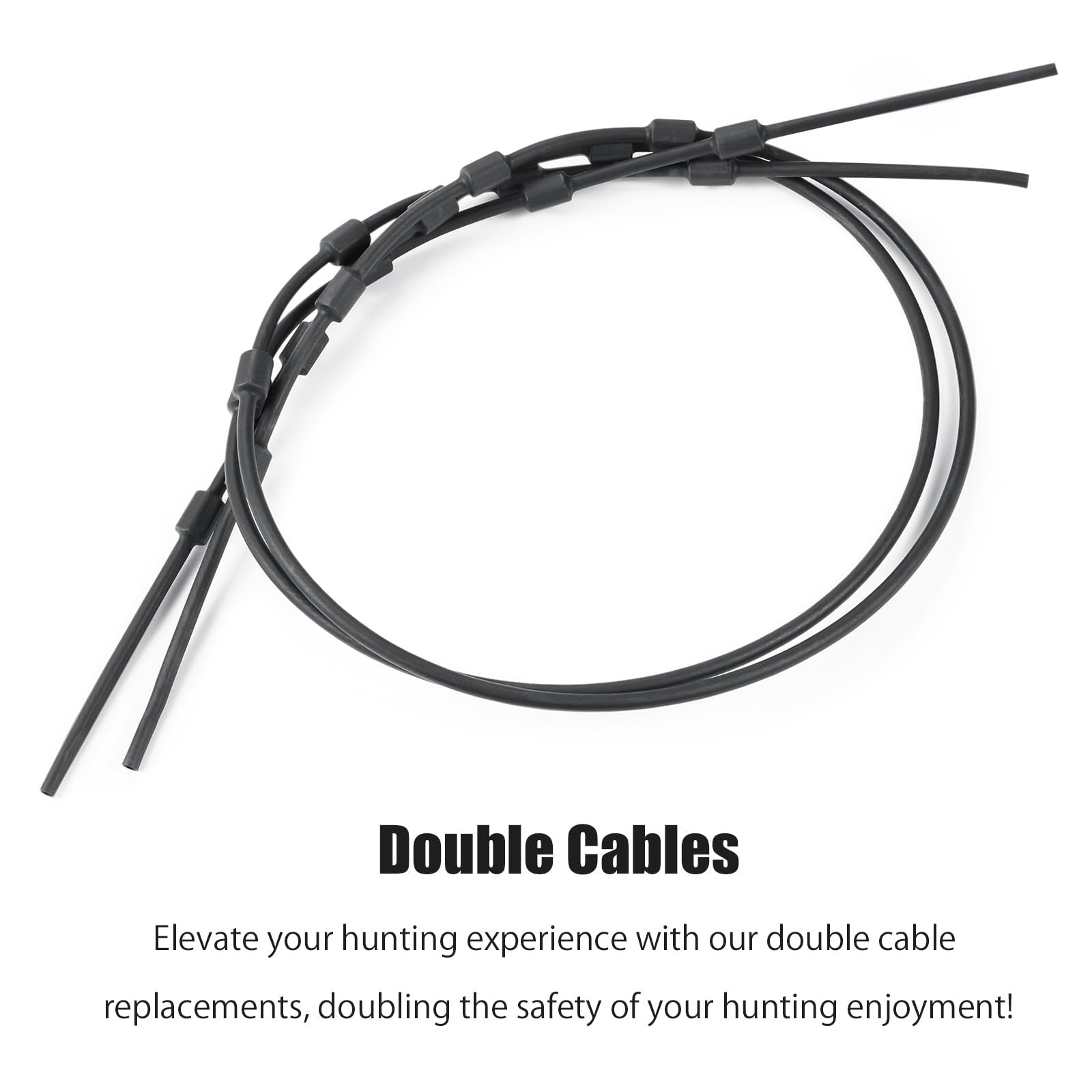 Replacement Cables for Climbing Treestands | Durable Steel 65" | 2-Pack
