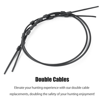 Replacement Cables for Climbing Treestands | Durable Steel 65" | 2-Pack
